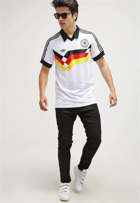 zalando adidas original germany tshirt print white